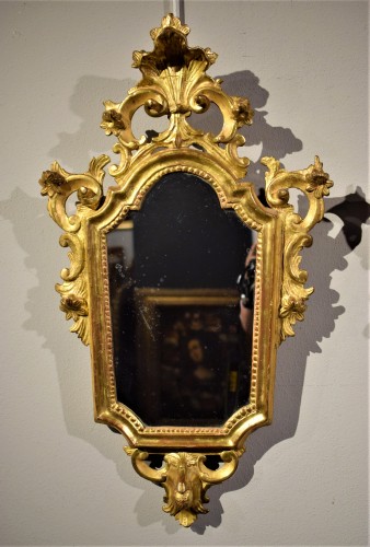 Paire de miroirs vénitiens du 18e siècle - Louis XV